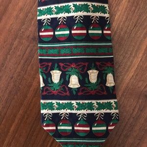 Christmas Tie w/ Jingle Bells & Ornaments🎄🔔